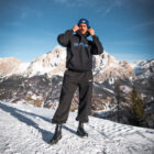 Felpa Basic Hoodie Boxy Fit Nera P1060515