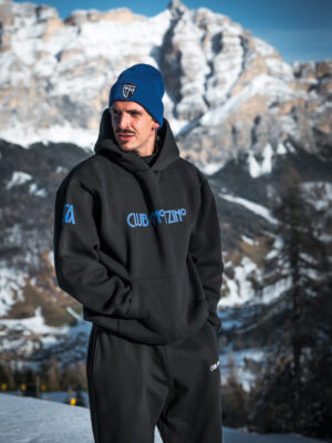 Felpa Basic Hoodie Boxy Fit Nera