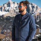 Felpa/giacchino girocollo blu P1076503