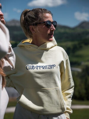 Felpa Basic Hoodie Boxy Fit – Giallo Pastello