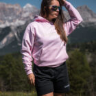 Felpa Basic Hoodie Boxy Fit – Rosa Pastello P1087019