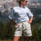 T-Shirt Cropped Donna – White P1087073